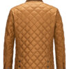 La veste mi-saison matelassée de style classique, hydrofuge, col en velours côtelé, bouton d’or – Image 4