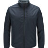 La veste polyvalente au look épuré, matériau au toucher peau de pêche, confortable, marine – Image 4