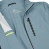 La veste coquille respirante avec demi doublure en microfibre stretch déperlante, bleu pâle 2 vign – Image 3