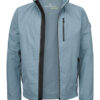 La veste coquille respirante avec demi doublure en microfibre stretch déperlante, bleu pâle 2 vign – Image 2